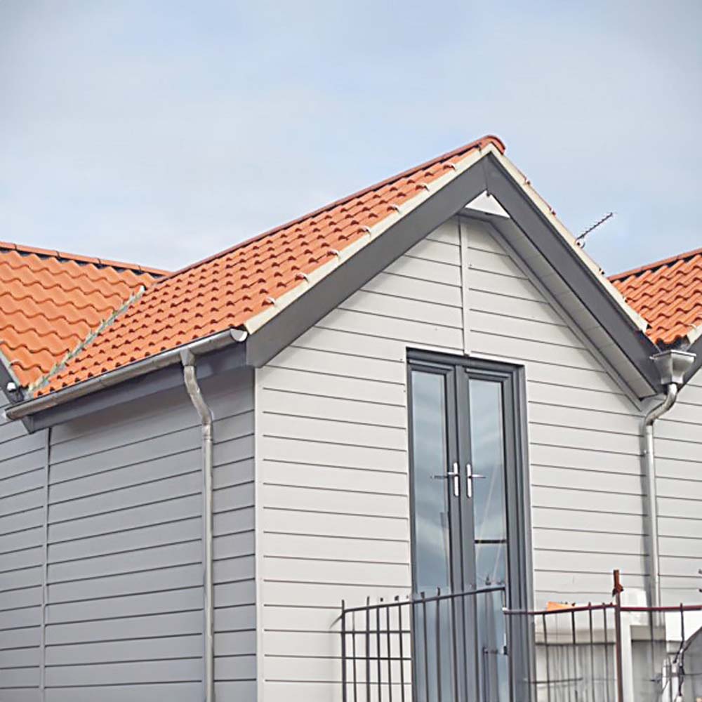 Metal Gutta Half Round Zinc Gutter 125 x 76mm 5 Pack Image 8