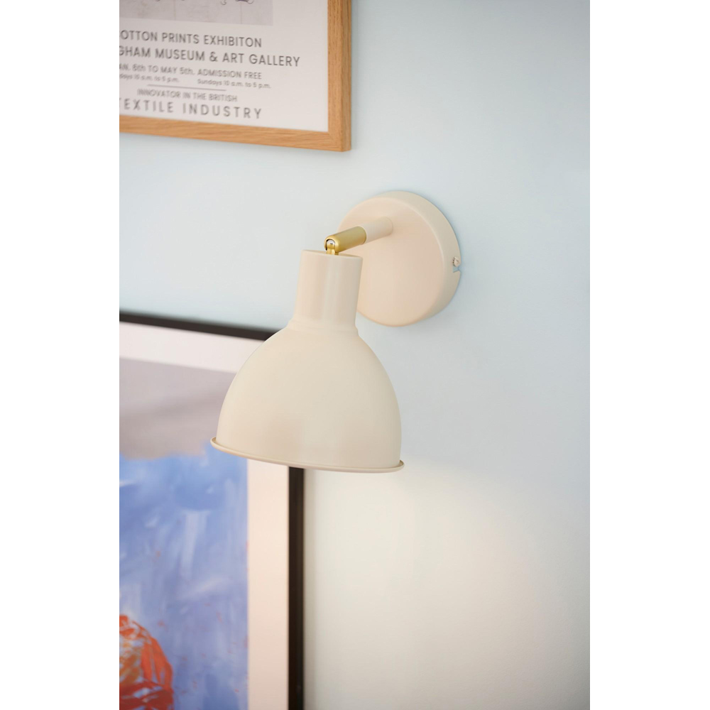 Nordlux Pop E27 Beige Wall Light Image 2
