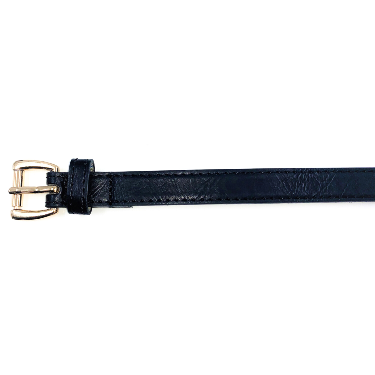 Ladies Slim Fashion Belt - Black / S Image