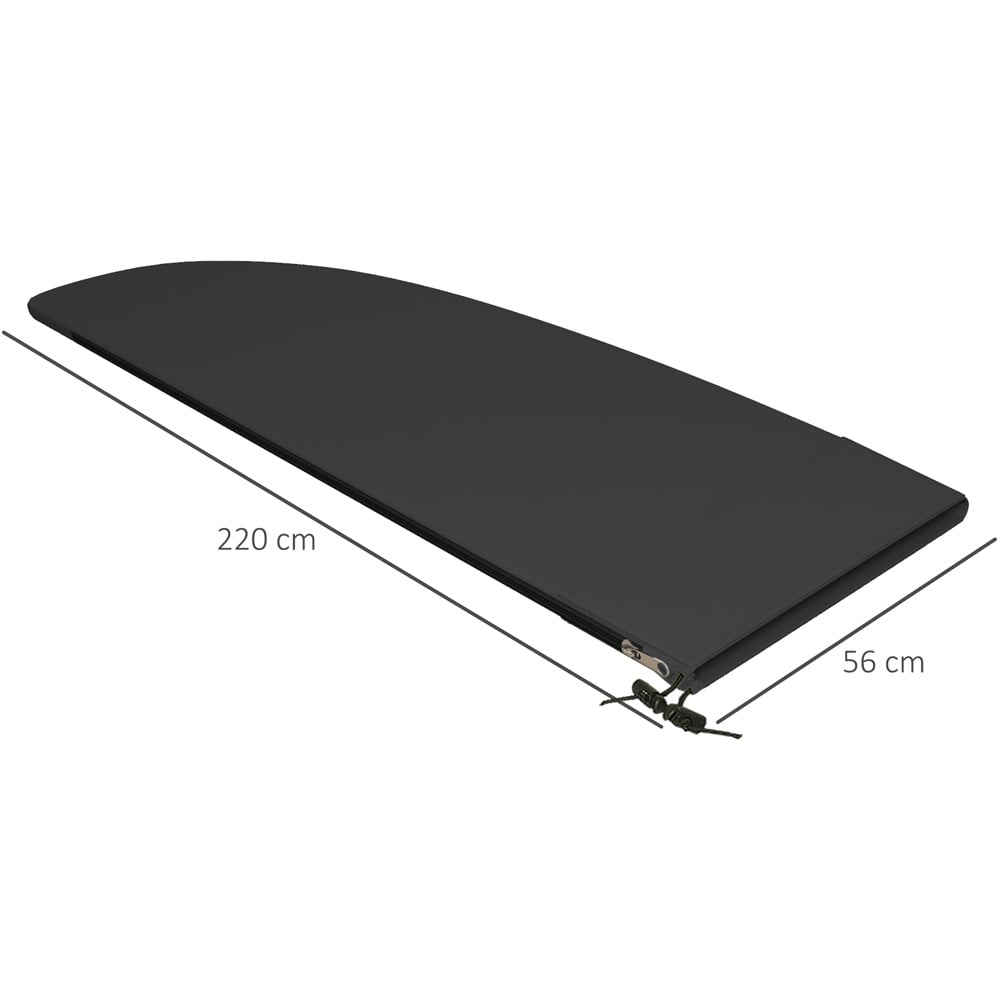 Outsunny Black Parasol Cover Image 7