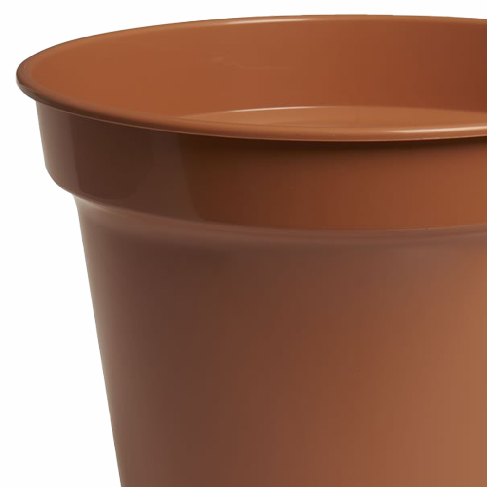 Wilko Terracotta Plastic Plant Pot 32cm Image 2