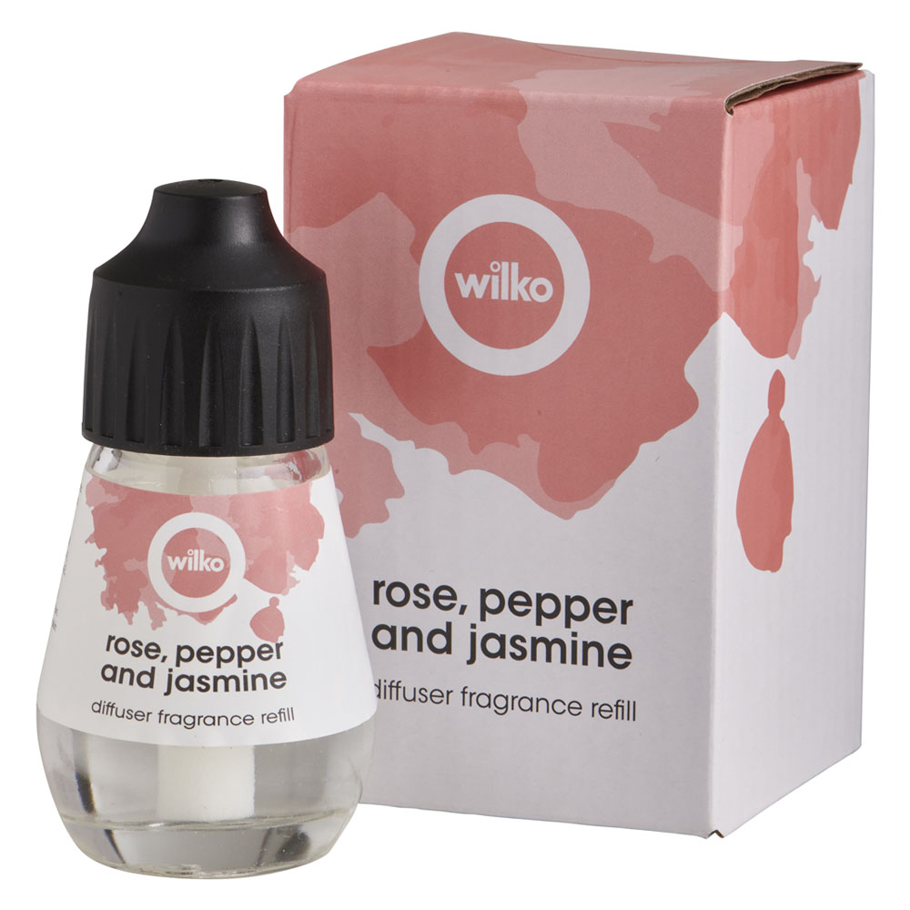 Wilko Rose Pepper and Jasmine Diffuser Fragrance Refill Image 1