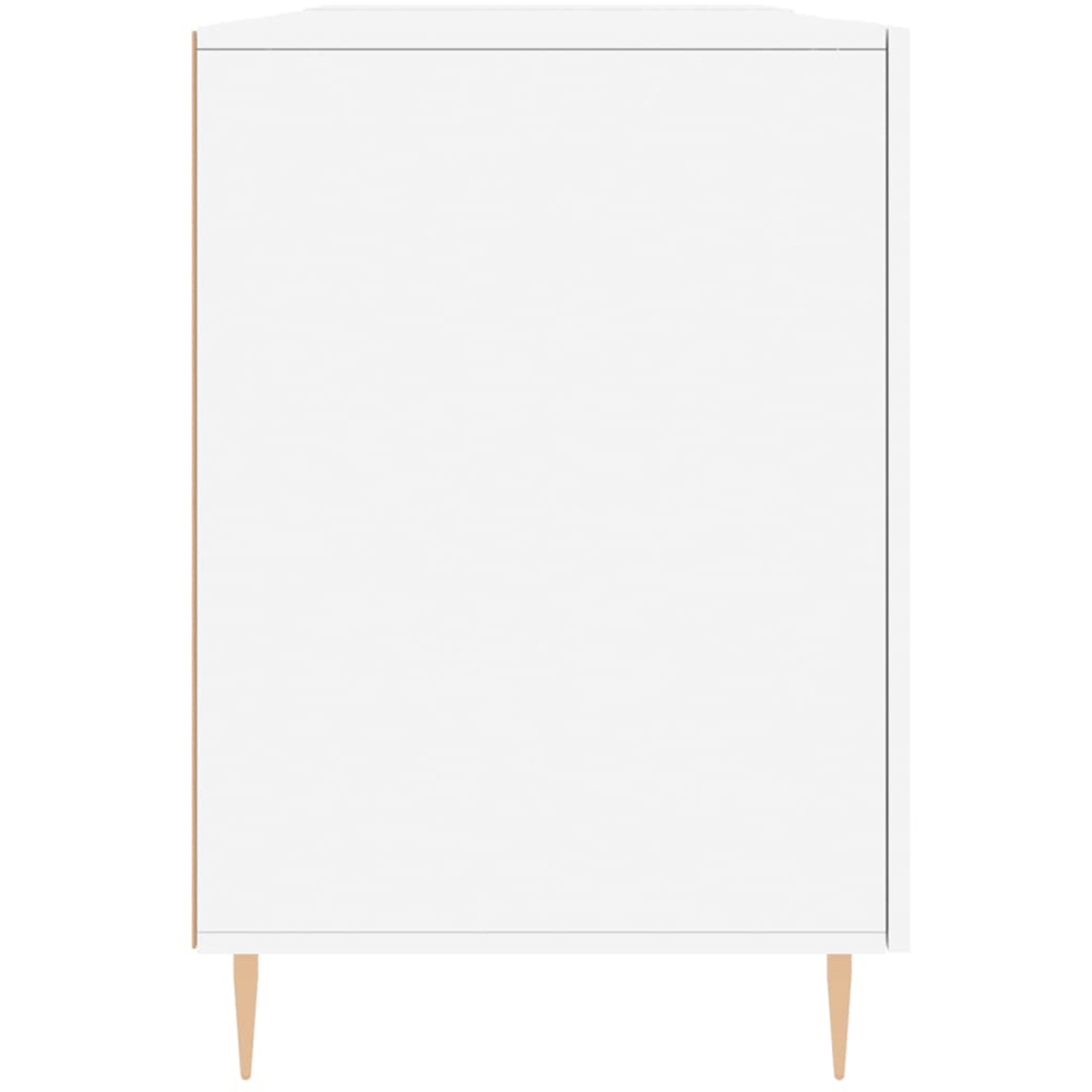 vidaXL 2 Door Computer Desk White Image 7