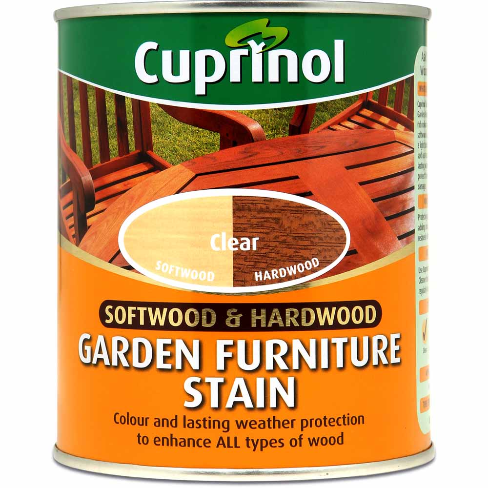 Cuprinol Softwood and Hardwood Clear Garden Furniture Stain 750ml Image 2