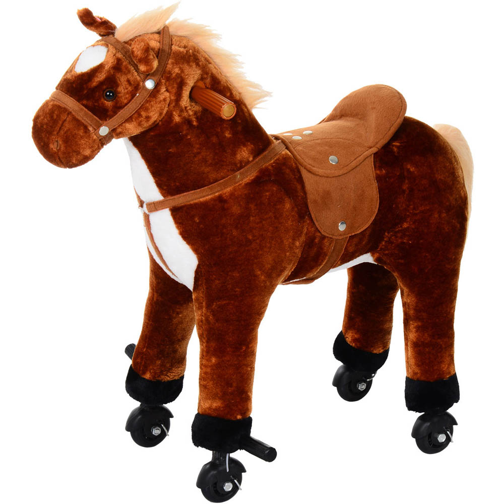 Tommy Toys Walking Horse Pony Toddler Ride On Brown Image 1
