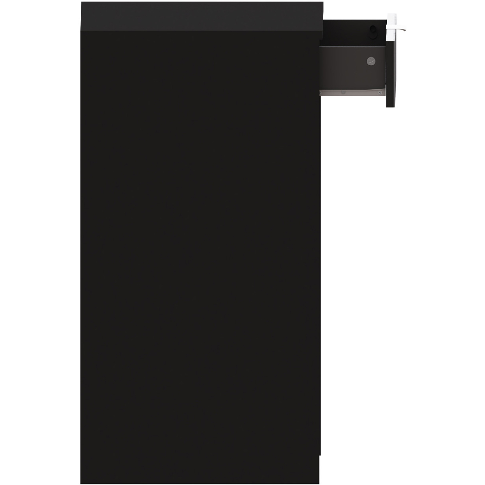 GFW Rankin Single Drawer Black Dressing Table Image 7