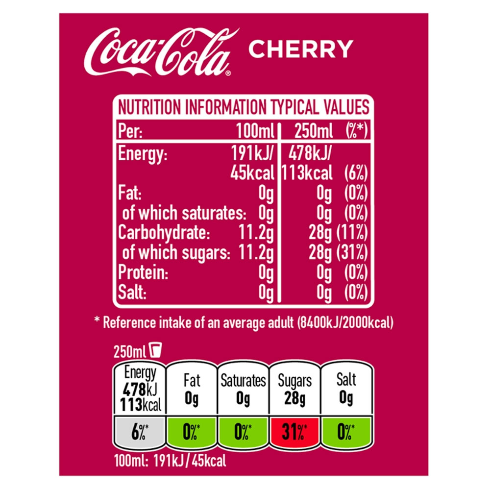 Cherry Coke 500ml Bottle Image 3