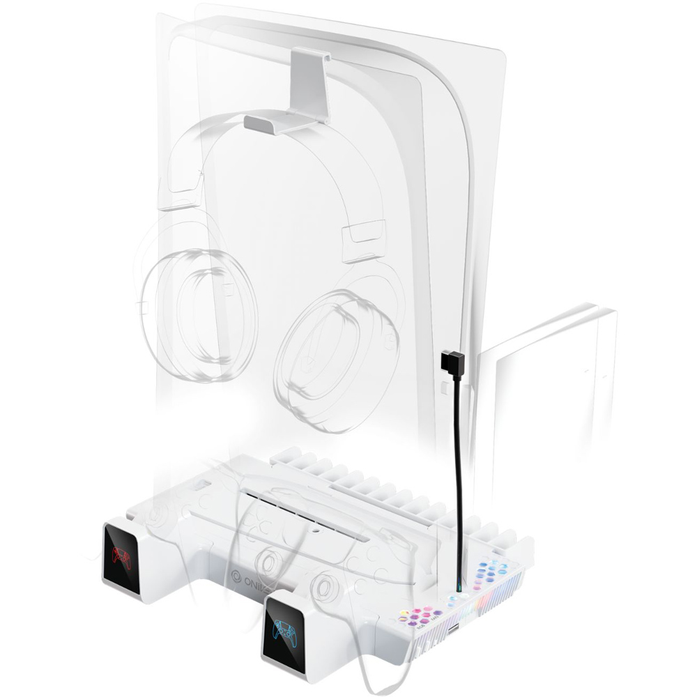 Oniverse Nexus 5 PS5 and PS5 Slim Cooling and Charging Stand Image 5