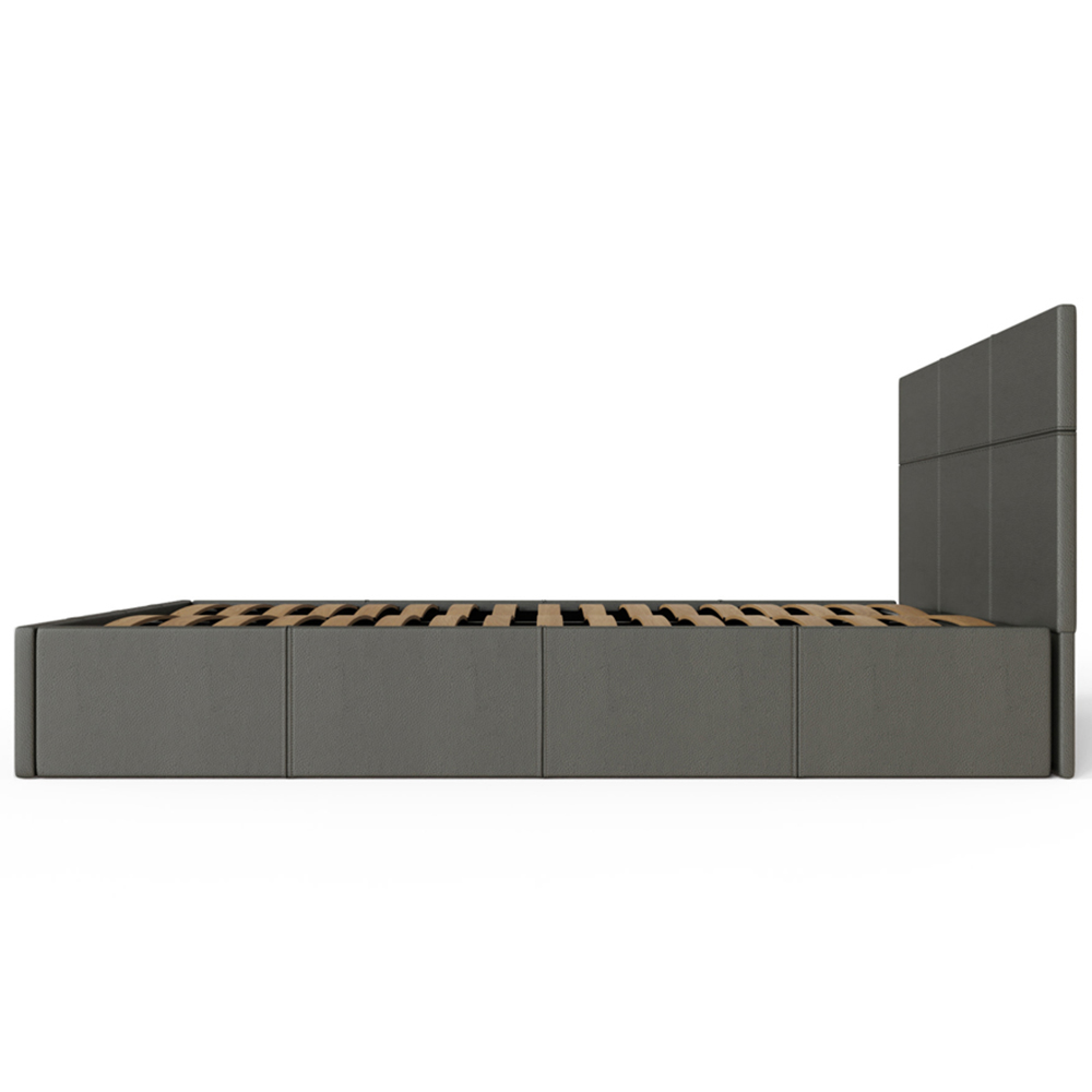 GFW King Size Grey End Lift Ottoman Bed Image 6