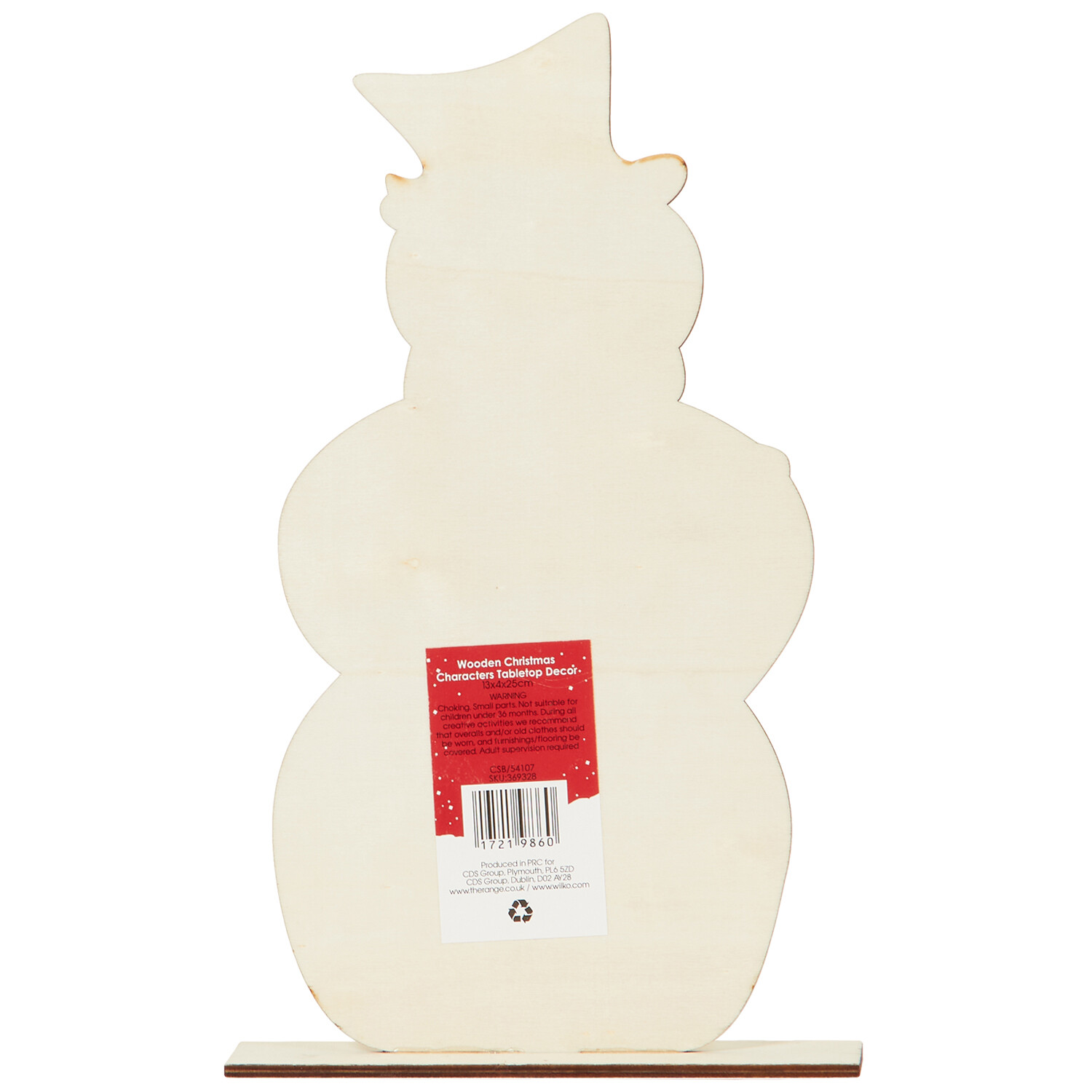 Wooden Xmas Characters - Brown Image 6
