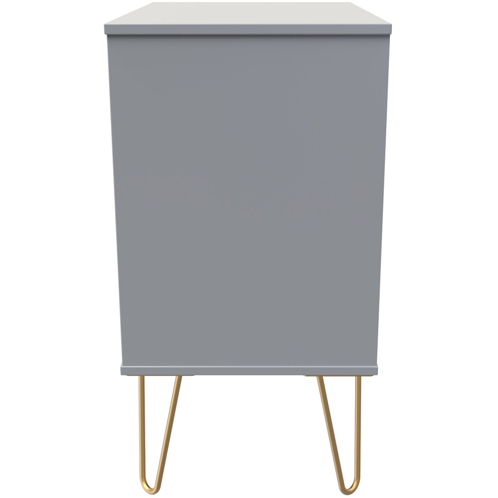 Crowndale Cube 3 Drawer Dusk Grey Chest of Drawers Ready Assembled Image 4