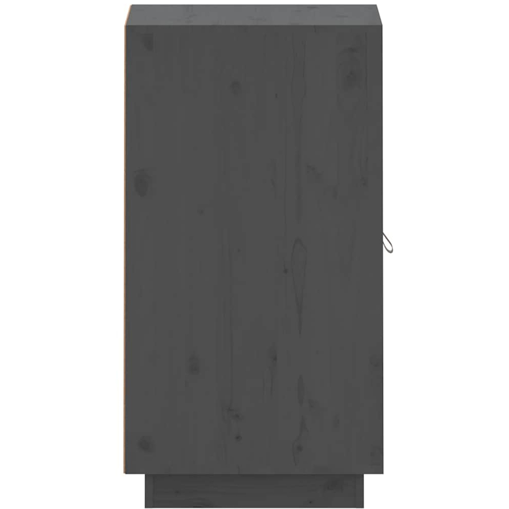 vidaXL Single Door Grey Wooden Sideboard Image 5