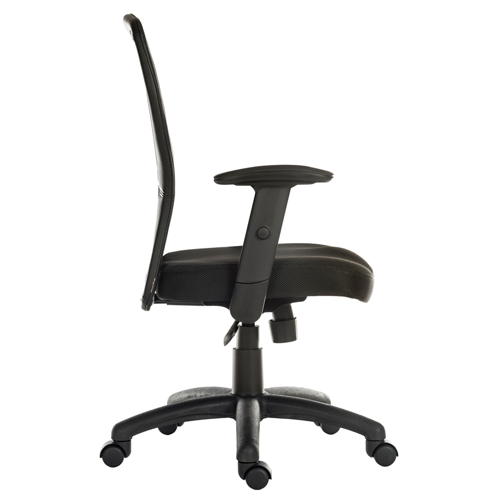 Teknik Mistral Black Mesh Swivel Office Chair Image 3