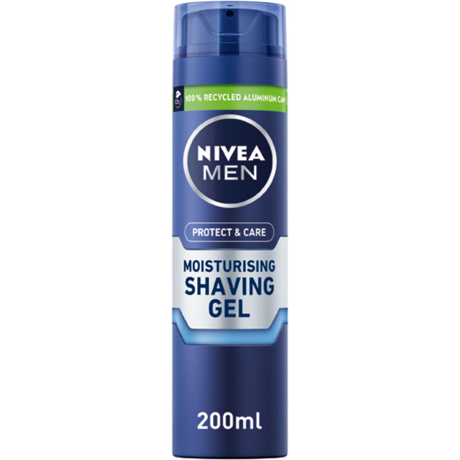 NIVEA MEN Protect & Care Moisturising Shaving Gel - Blue Image