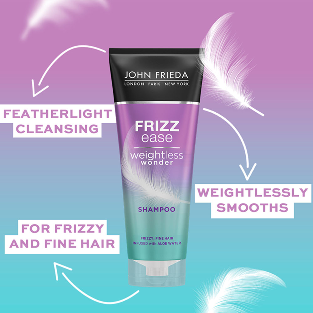 John Frieda Frizz Ease Weightless Wonder Shampoo 250ml Image 2