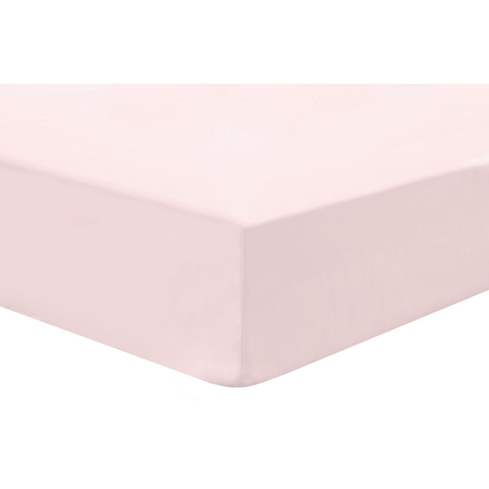 Easy Care Plain Sheeting Set Blush Double Image 5