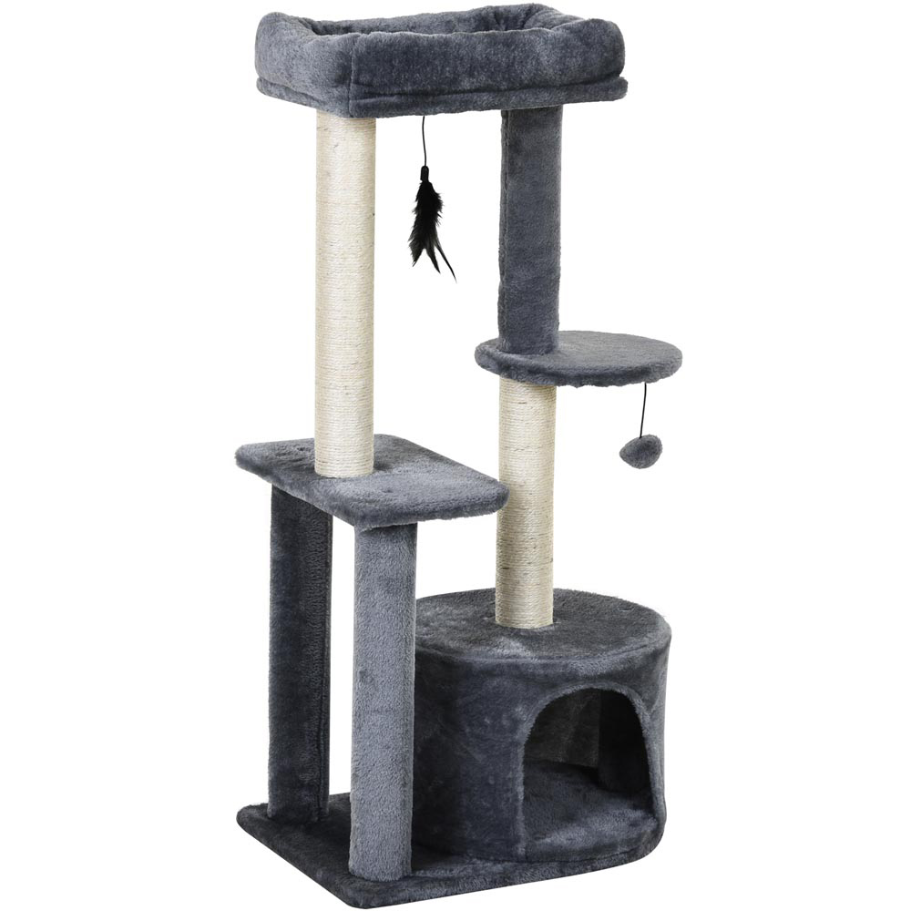 PawHut Cat Multi-Activity Tree Tower Image 3