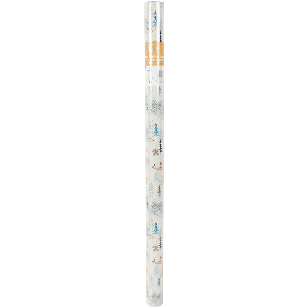 Festive Scene Gift Wrap 4m Image 6