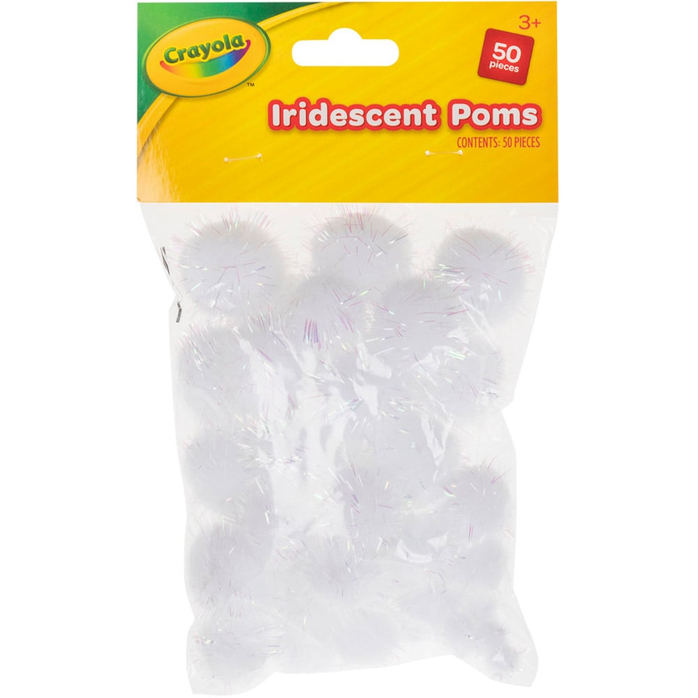 Pack of 50 Iridescent Poms Image