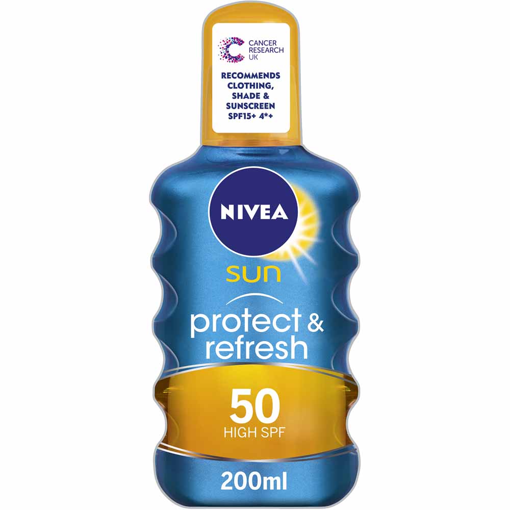 Nivea Sun Protect and Refresh Invisible Cooling Sun Spray SPF 50 200ml Image