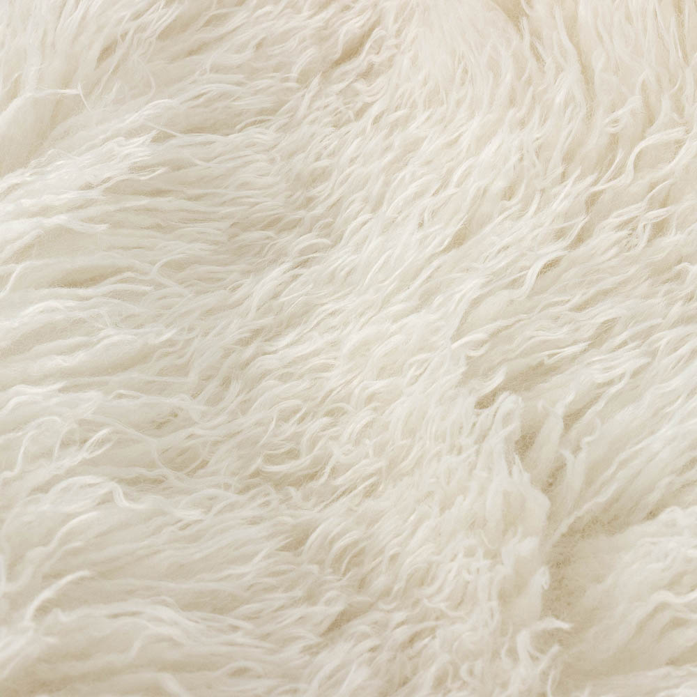 Furn Rowan Ecru Faux Fur Reversible Throw 130 x 175cm Image 3