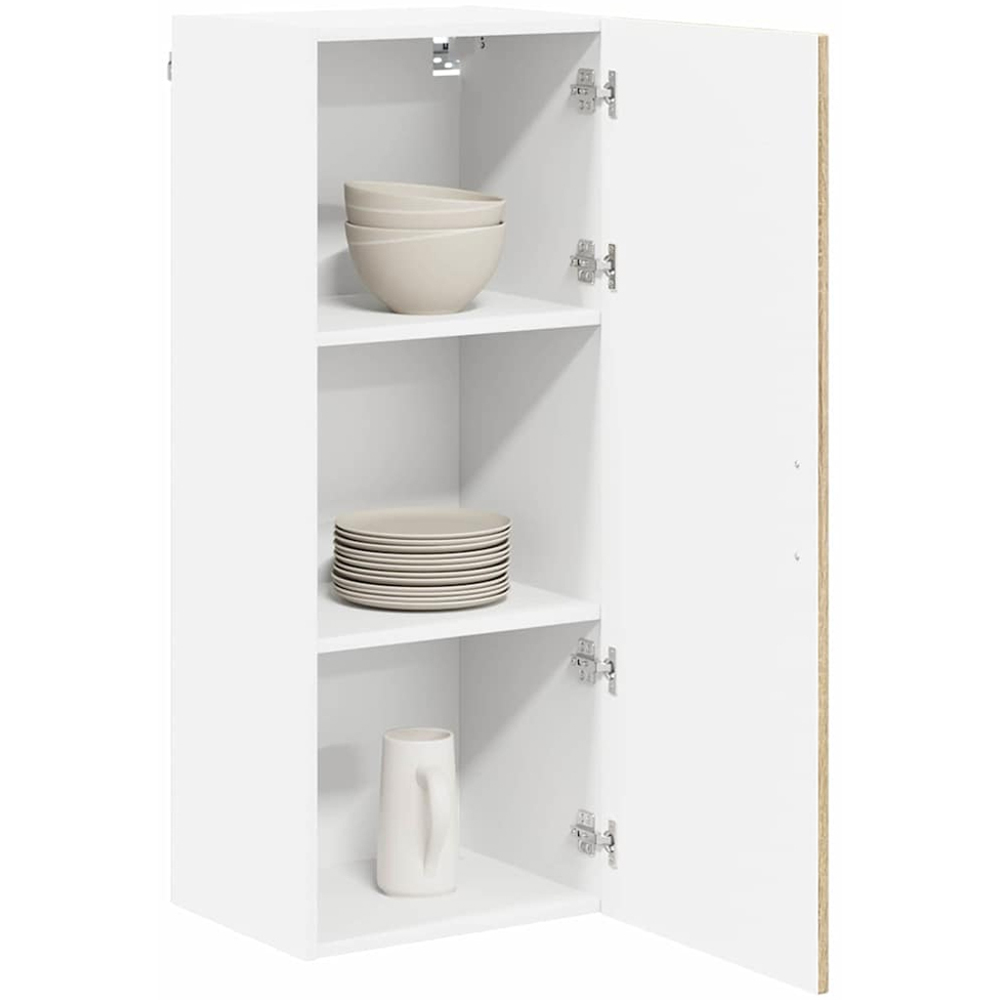 vidaXL Single Door Sonoma Oak Kitchen Wall Cabinet Image 3