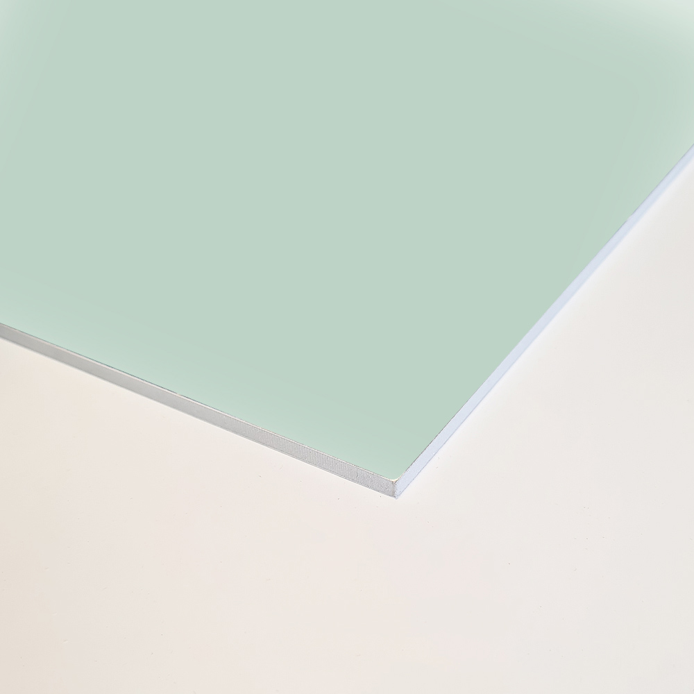 Wetwall Alloy Terra Grey and Seabreeze Green Double Sided Shower Wall Panel 1220mm Image 3