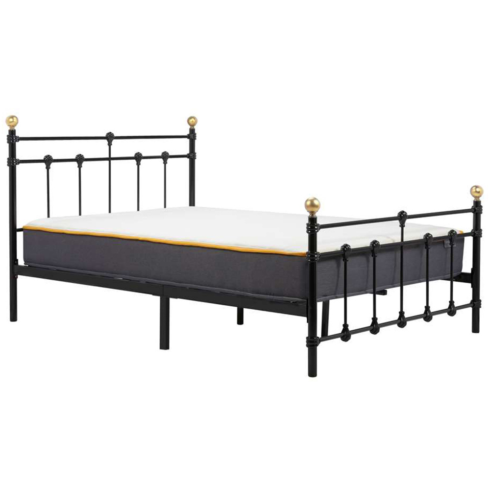 Atlas Small Double Black Bed Image 5