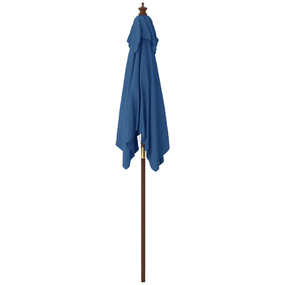 vidaXL Blue Garden Parasol 2.3 x 1.9m Image 3