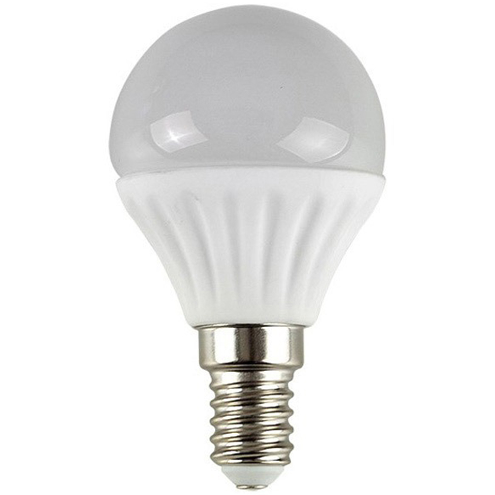 ValueLights 4 Pack E14 LED 4W 6500K Cool White Golfball Light Bulbs Image 1