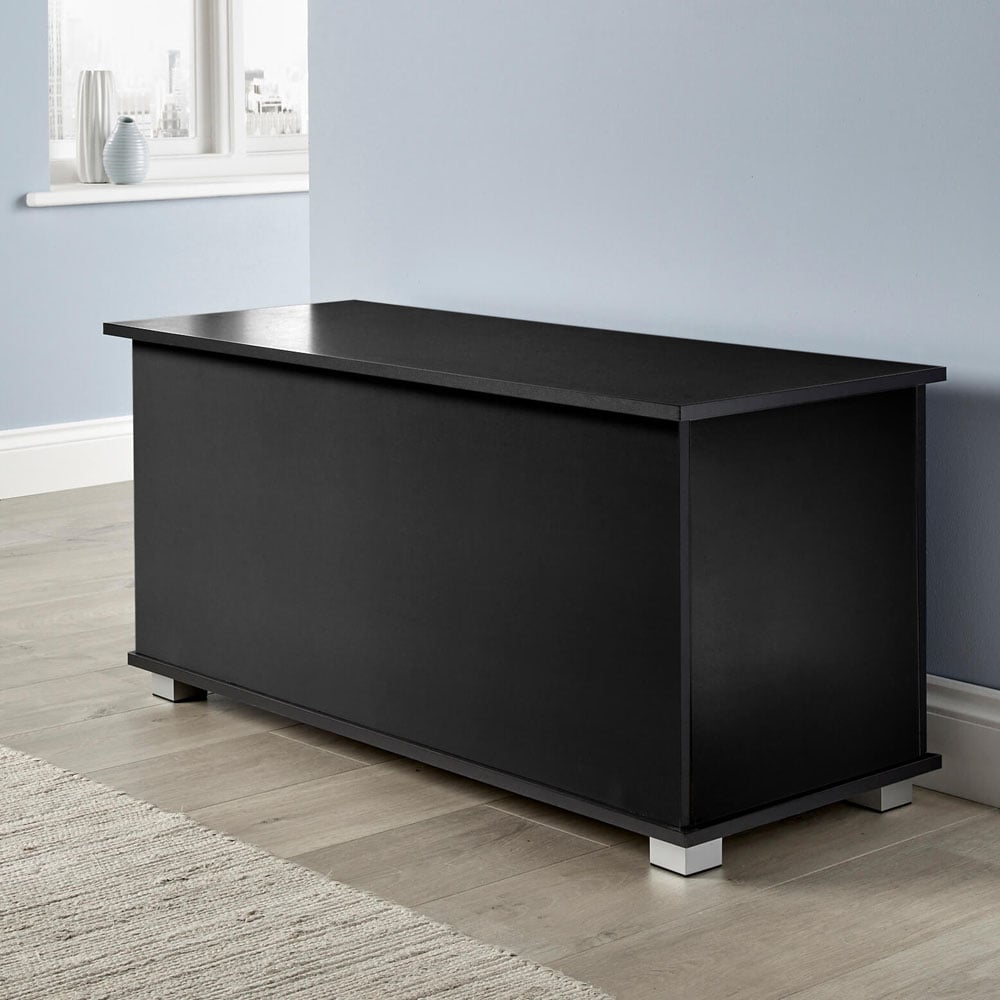 Home Source Malmo Black Ottoman Chest Image 6