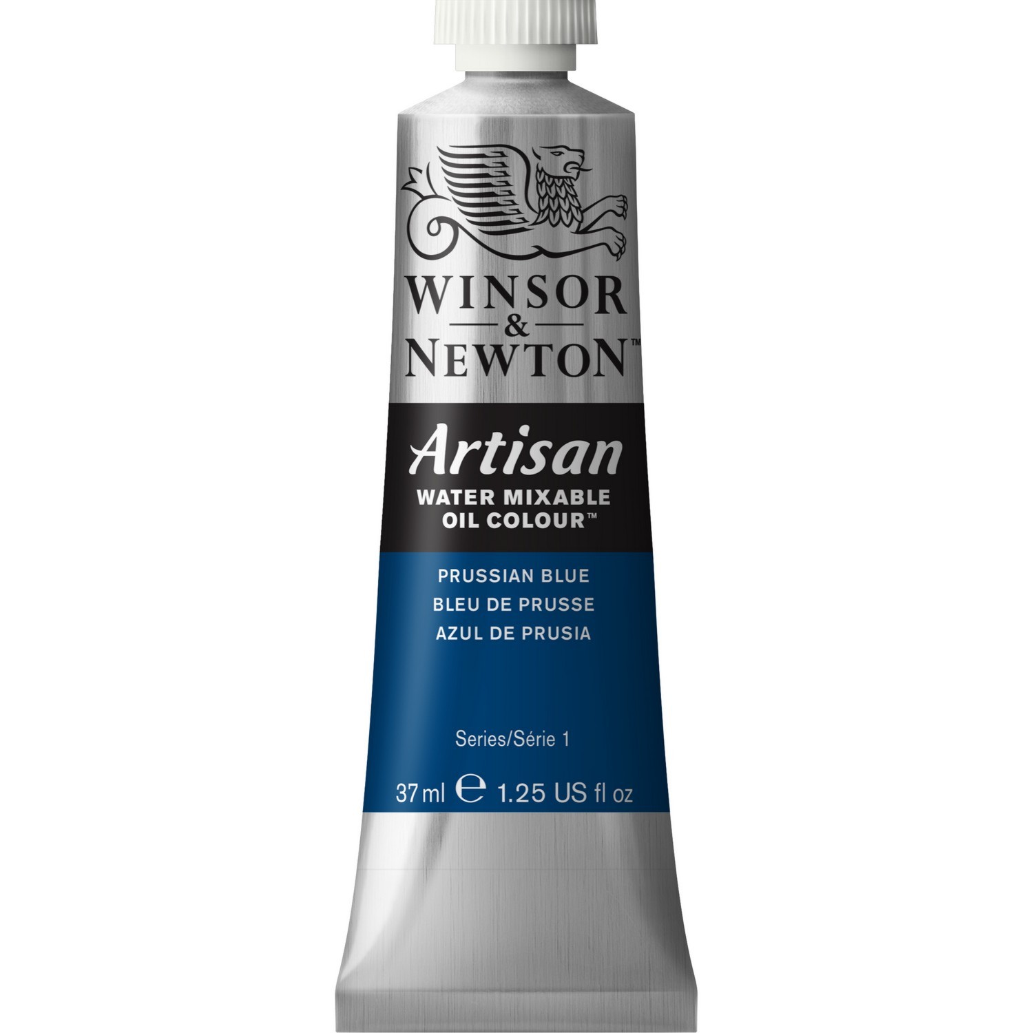 Winsor and Newton 37ml Artisan Mixable Oil Paint - Prussian Blue Image 1