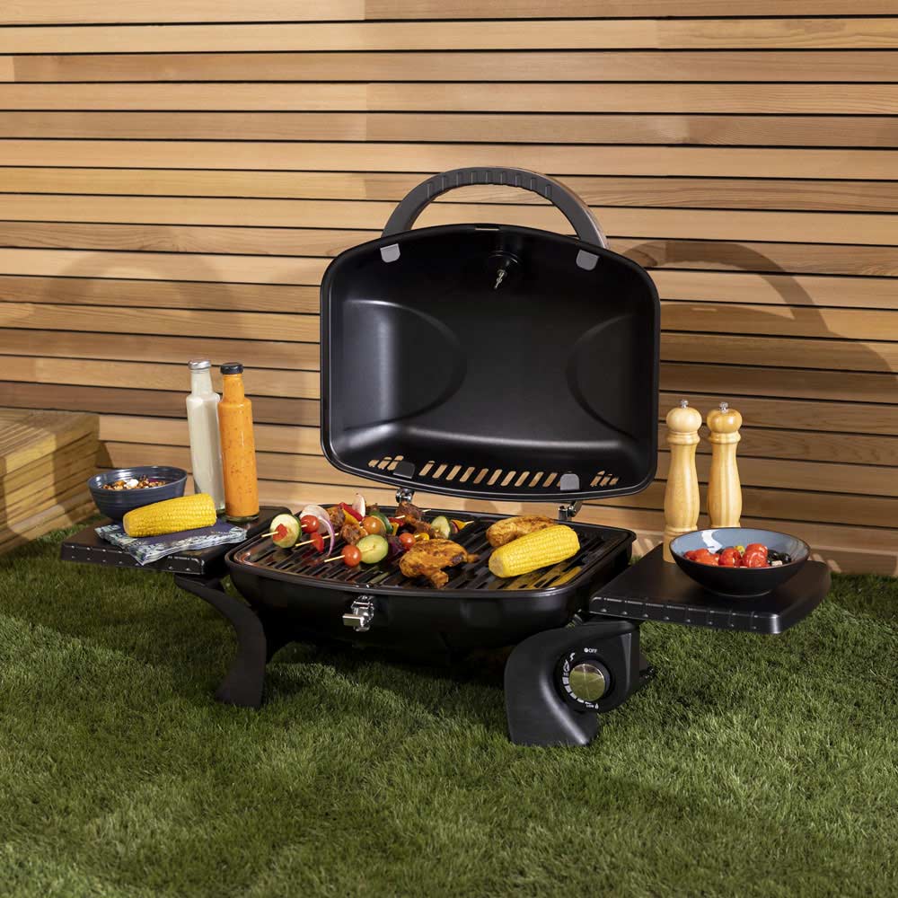 Charles Bentley Portable Gas BBQ Black Image 13