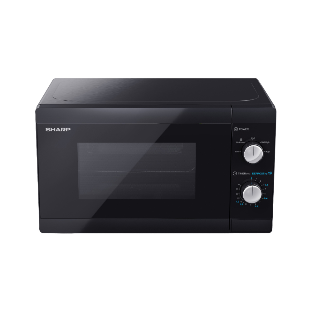 Sharp Black 20L Solo Manual Microwave 800W Image 3