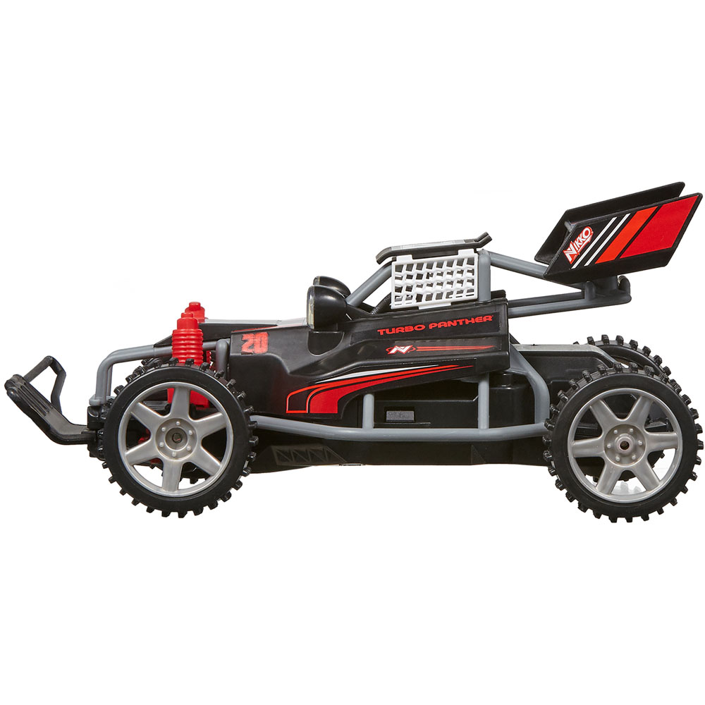 Nikko Turbo Panther Race Buggies Remote Controlled Black Race Car Image 5