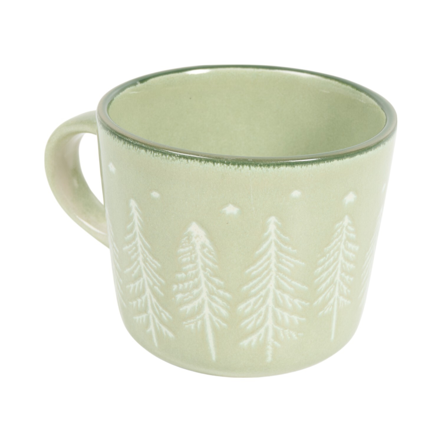 Pack of 4 Nordic Tree Mugs Sage Image 5