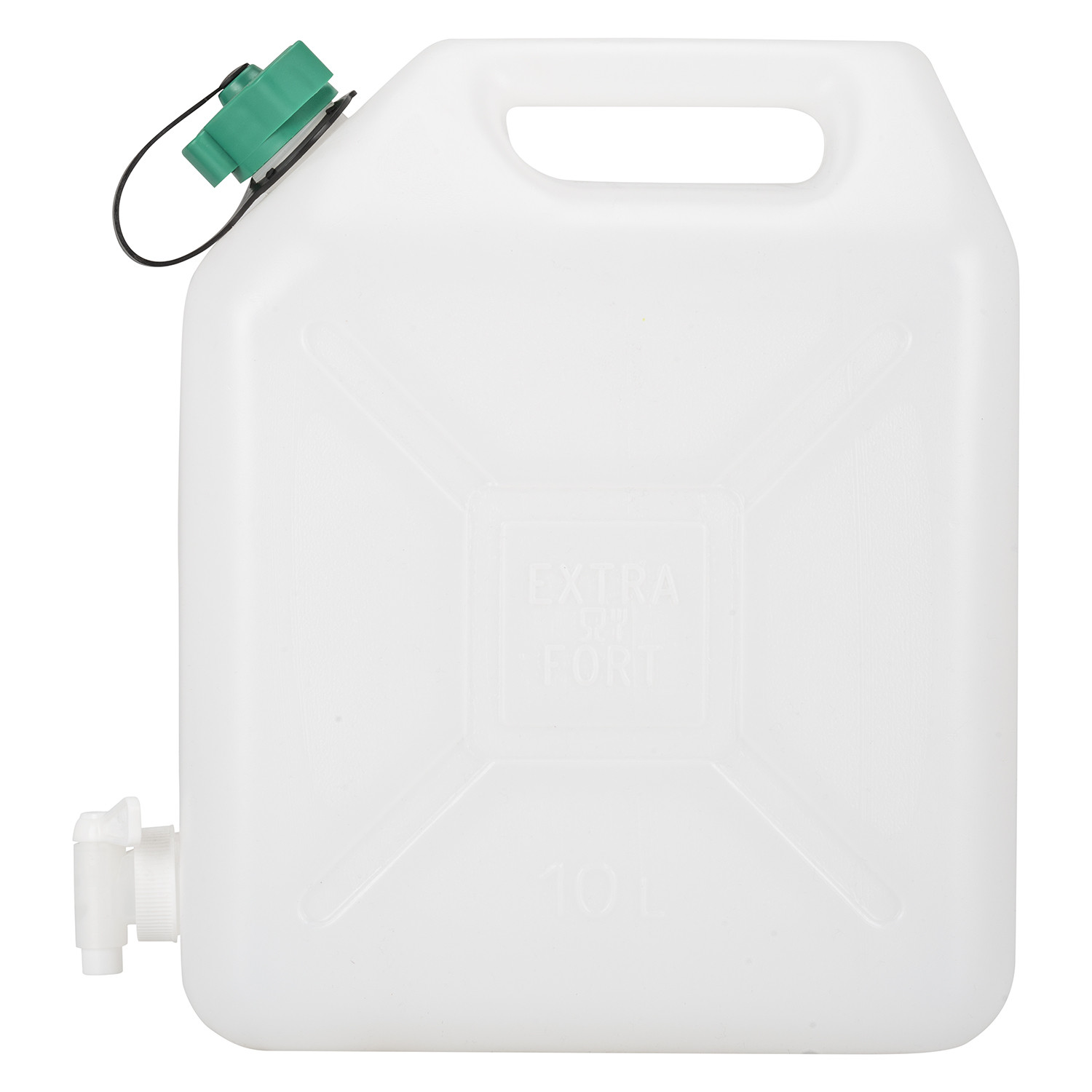 Plastic White Jerry Can 10L Image 1