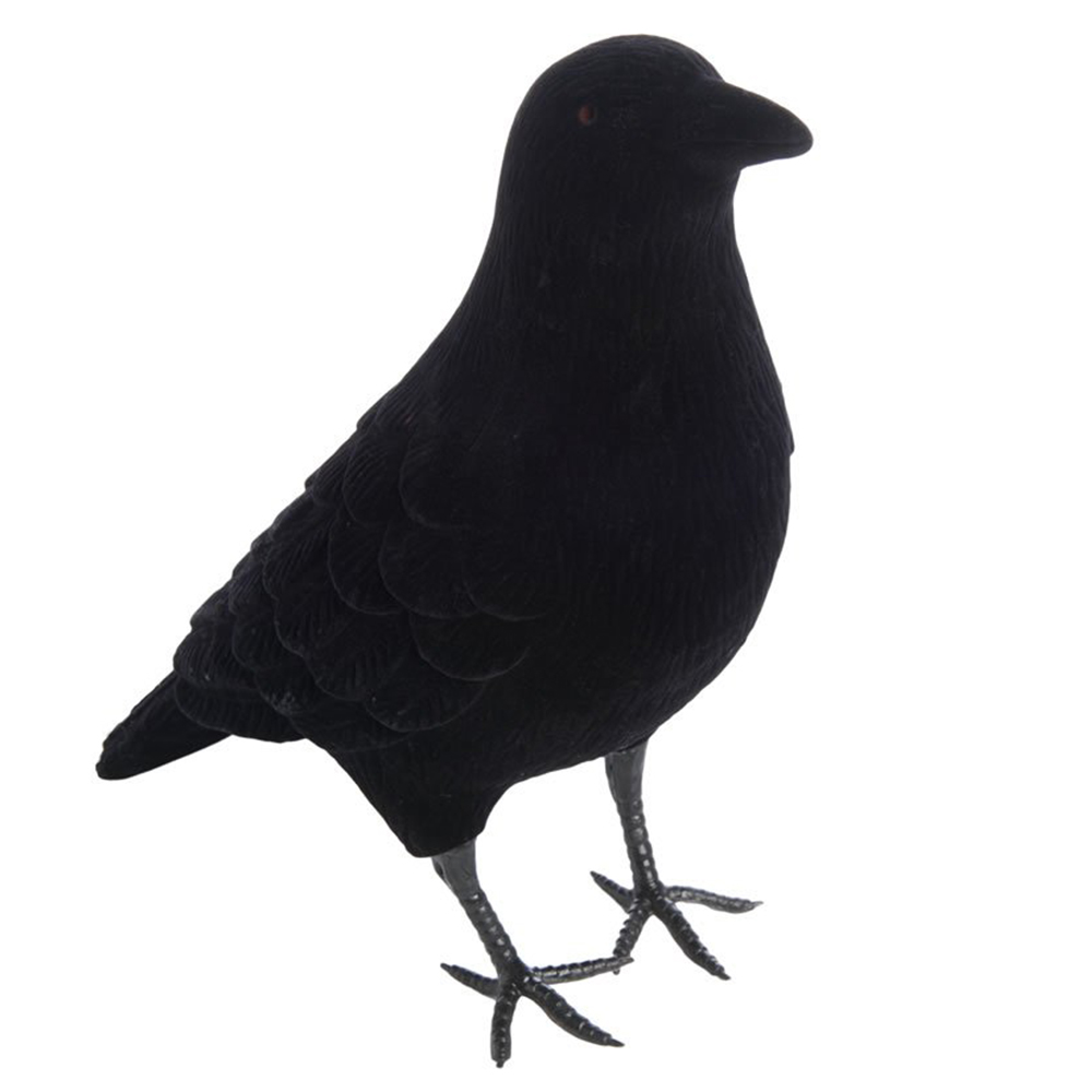 Wilko Halloween Flocking Raven Image 2