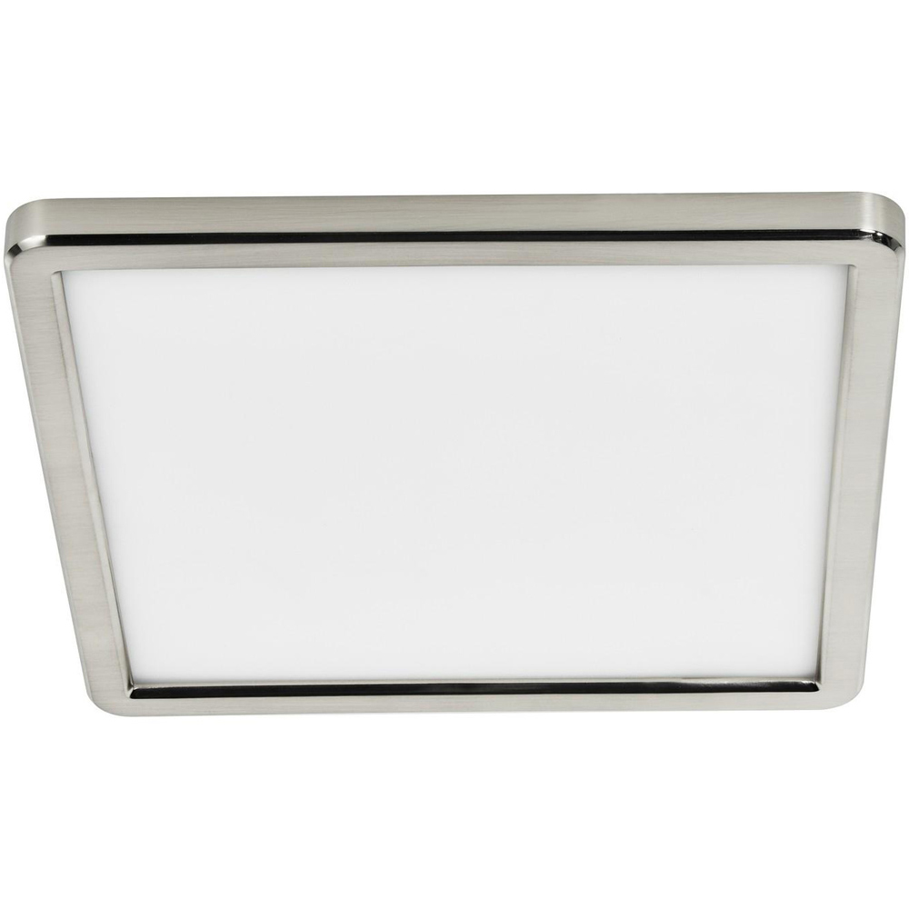 Nordlux Oja 29 Square 3000/4000K 3-Step Brushed Nickel LED Ceiling Light Image 1
