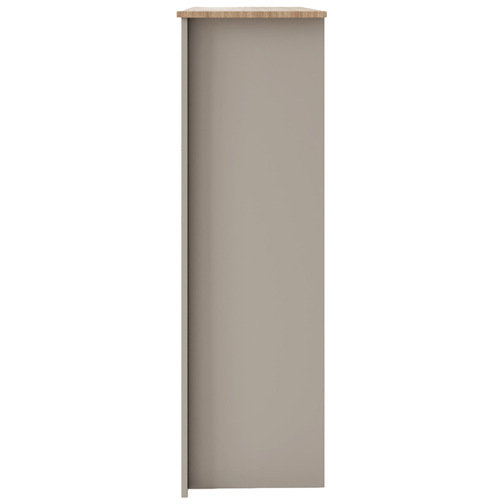 GFW Lancaster 5 Drawer Grey Chest of Drawers Image 6