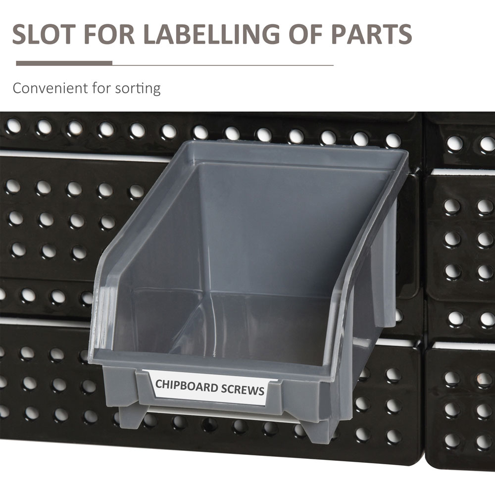 DURHAND 30 Cubbie Wall Mounted Screw Organiser with Screw Kit Image 7