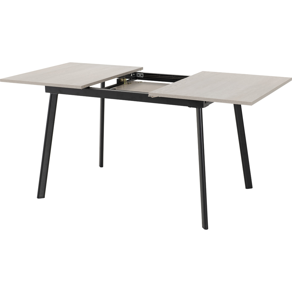 Seconique Avery 4 Seater Extending Dining Table Concrete Grey Oak Image 4