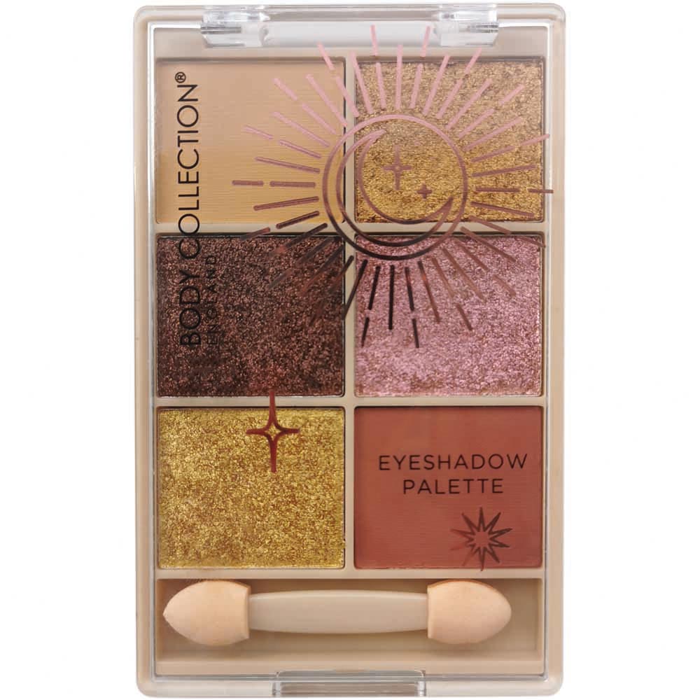 Body Collection Complete Eye Shadow Palette Golden 6 Pan Image 1