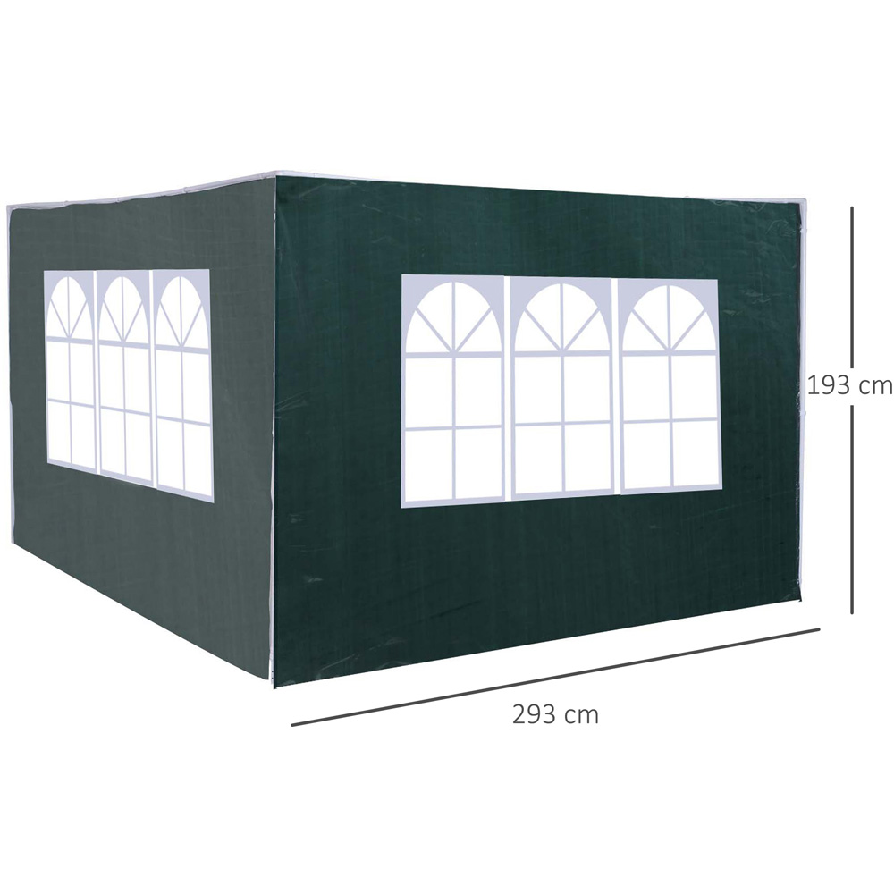 Outsunny 3m Green Canopy Marquee Replacement Image 7