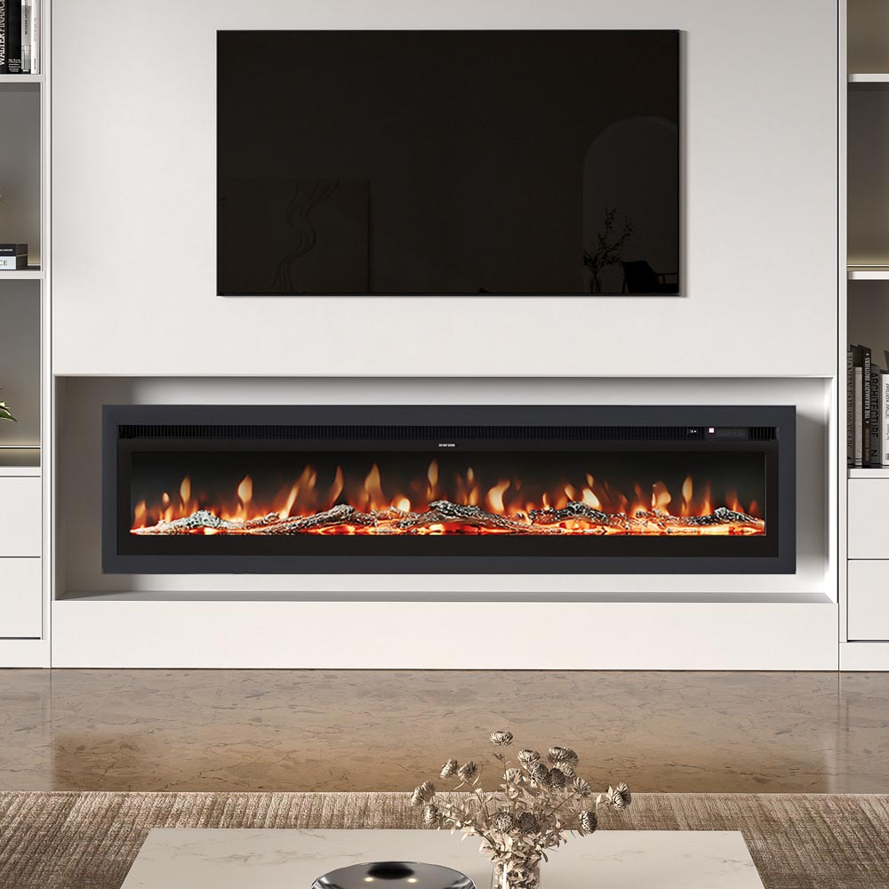 Living and Home 12 Flame Colours Electric Fireplace 70 Inch Image 4