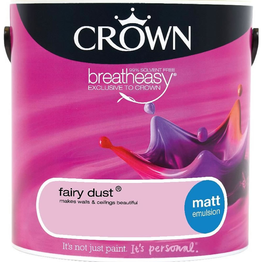 Crown Fairy Dust Matt Emulsion Paint 2.5L Image 1