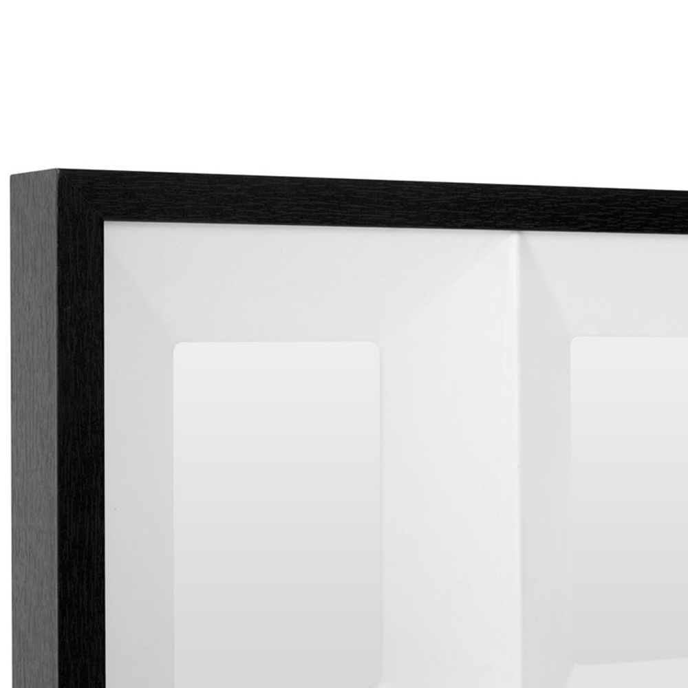 Premier Housewares 3D Box Rectangular Black Collage Photo Frame Image 4