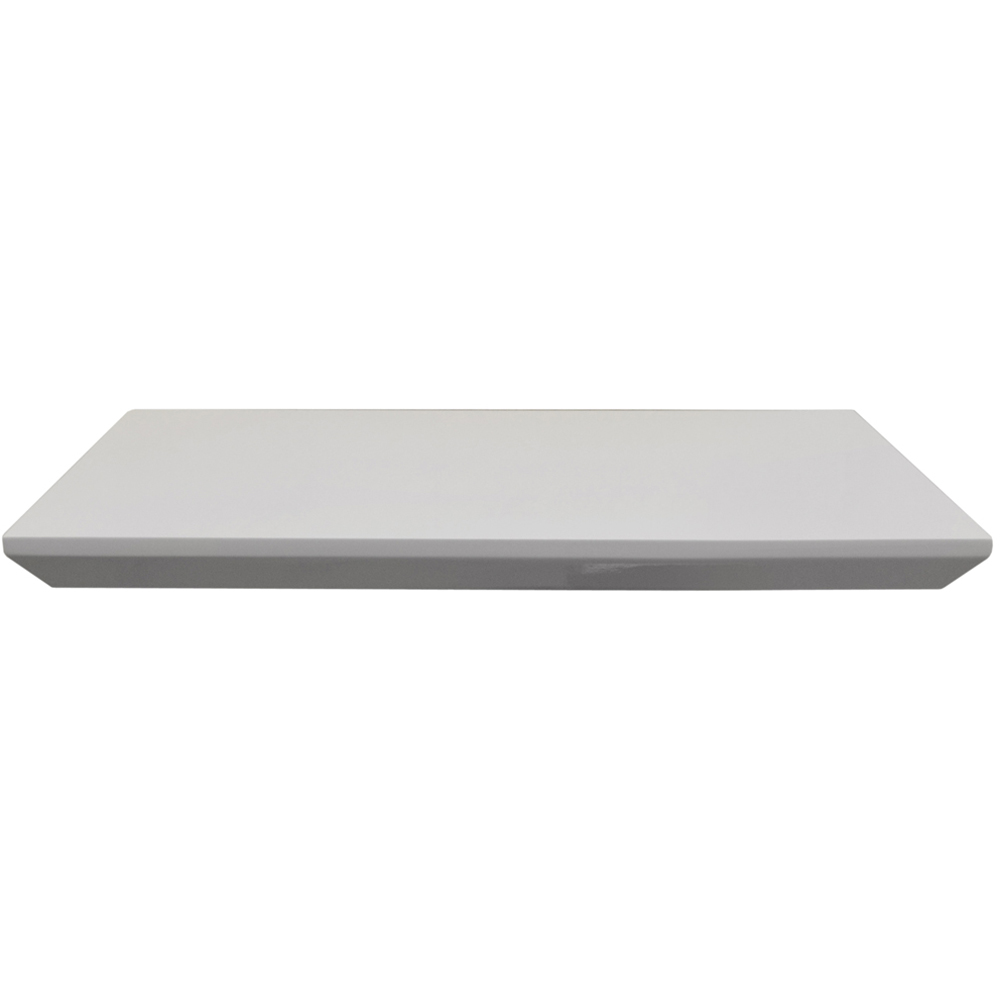 Watsons Oliver 46cm White Bevelled Floating Shelf Image 3