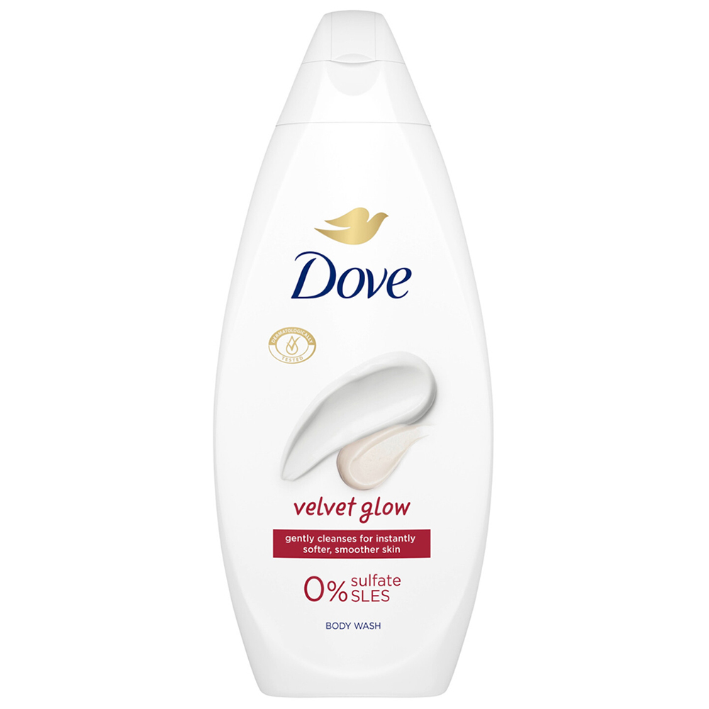 Dove Velvet Glow Body Wash 225ml Image