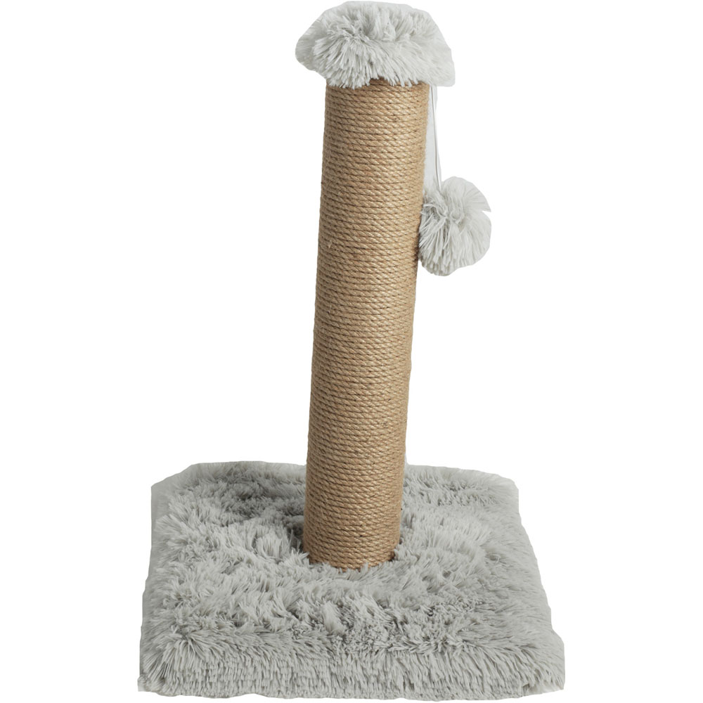 Happy Pet Friston Cat Scratch Post Light Grey Image 1